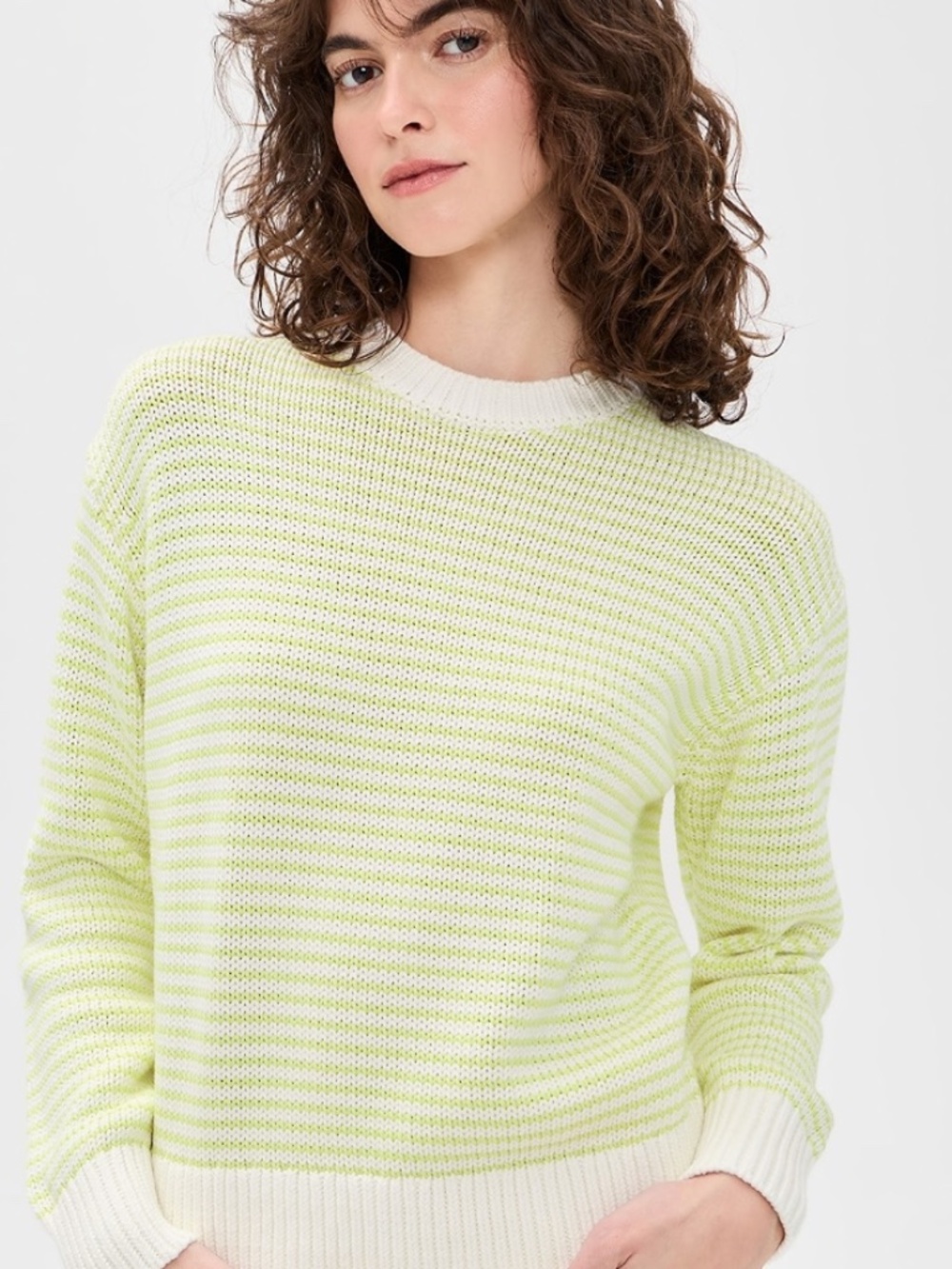 Pistola Aura Sweater in Limeade, Size Small